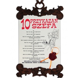 DYPLOM 10 PRZYKAZAŃ SZEFA SP