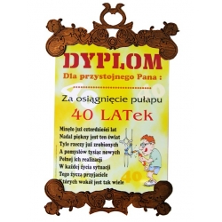 DYPLOM DLA 40-LATKA SK