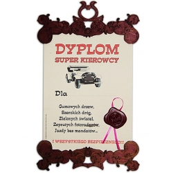 DYPLOM SUPER KIEROWCY SP