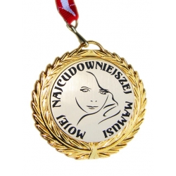 MEDAL NAJCUDOWNIEJSZEJ MAMUSI METAL