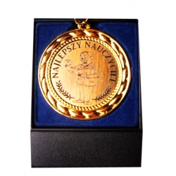 MEDAL NAJLEPSZY NAUCZYCIEL METAL