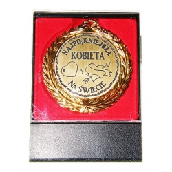 MEDAL NAJPIĘKNIEJSZA KOBIETA METAL