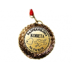 MEDAL NAJPIĘKNIEJSZA KOBIETA METAL