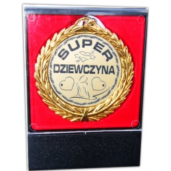 MEDAL SUPER DZIEWCZYNA METAL