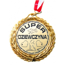 MEDAL SUPER DZIEWCZYNA METAL