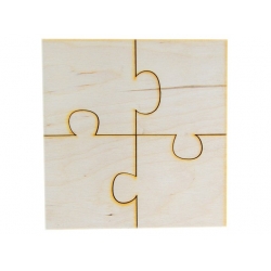 PODSTAWKI POD FILIŻANKI PUZZLE