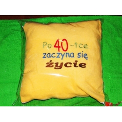 PODUSZKA ŻYCIE PO 40-TCE H