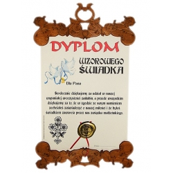 DYPLOM WZOROWEGO ŚWIADKA SP