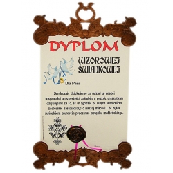 DYPLOM WZOROWEJ ŚWIADKOWEJ SP