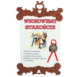 DYPLOM WZOROWEMU STAROŚCIE SP