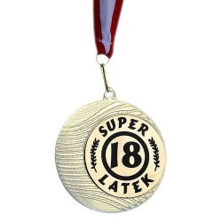 MEDAL SUPER 18 LATEK METAL