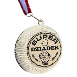 MEDAL SUPER DZIADEK METAL