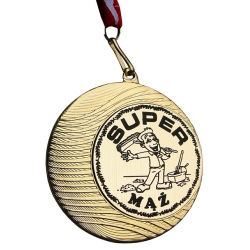 MEDAL SUPER MĄŻ METAL