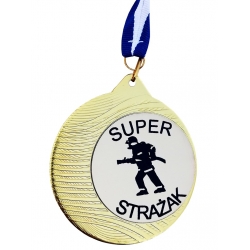 MEDAL SUPER STRAŻAK METAL