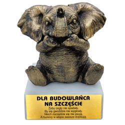 DUŻY SŁONIK NA SZCZĘŚCIE DLA BUDOWLAŃCA