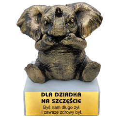 DUŻY SŁONIK NA SZCZĘŚCIE DLA DZIADKA
