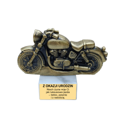 STATUETKA MOTOCYKL Z OKAZJI TWOJEGO ŚWIĘTA