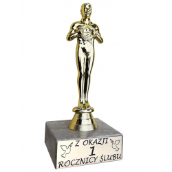 STATUETKA Z OKAZJI 1 ROCZNICY ŚLUBU OSK