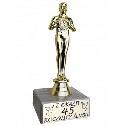 STATUETKA Z OKAZJI 45 ROCZNICY ŚLUBU OSK