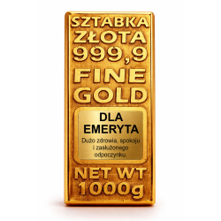 SZTABKA ZŁOTA DLA EMERYTA