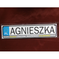 AGNIESZKA - TABLICZKA