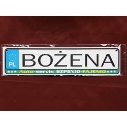 BOŻENA - TABLICZKA