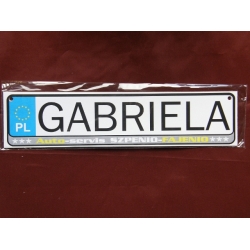 GABRIELA - TABLICZKA