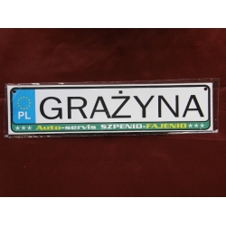 GRAŻYNA - TABLICZKA