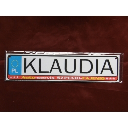 KLAUDIA - TABLICZKA