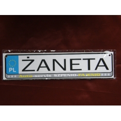 ŻANETA - TABLICZKA