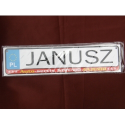 JANUSZ - TABLICZKA