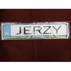 JERZY - TABLICZKA