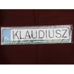 KLAUDIUSZ - TABLICZKA