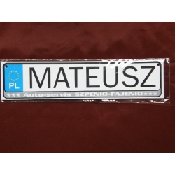 MATEUSZ - TABLICZKA