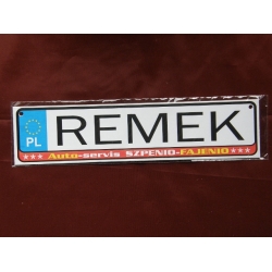 REMEK - TABLICZKA