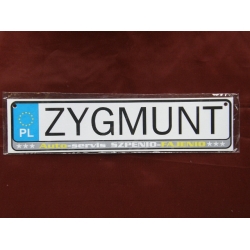 ZYGMUNT - TABLICZKA